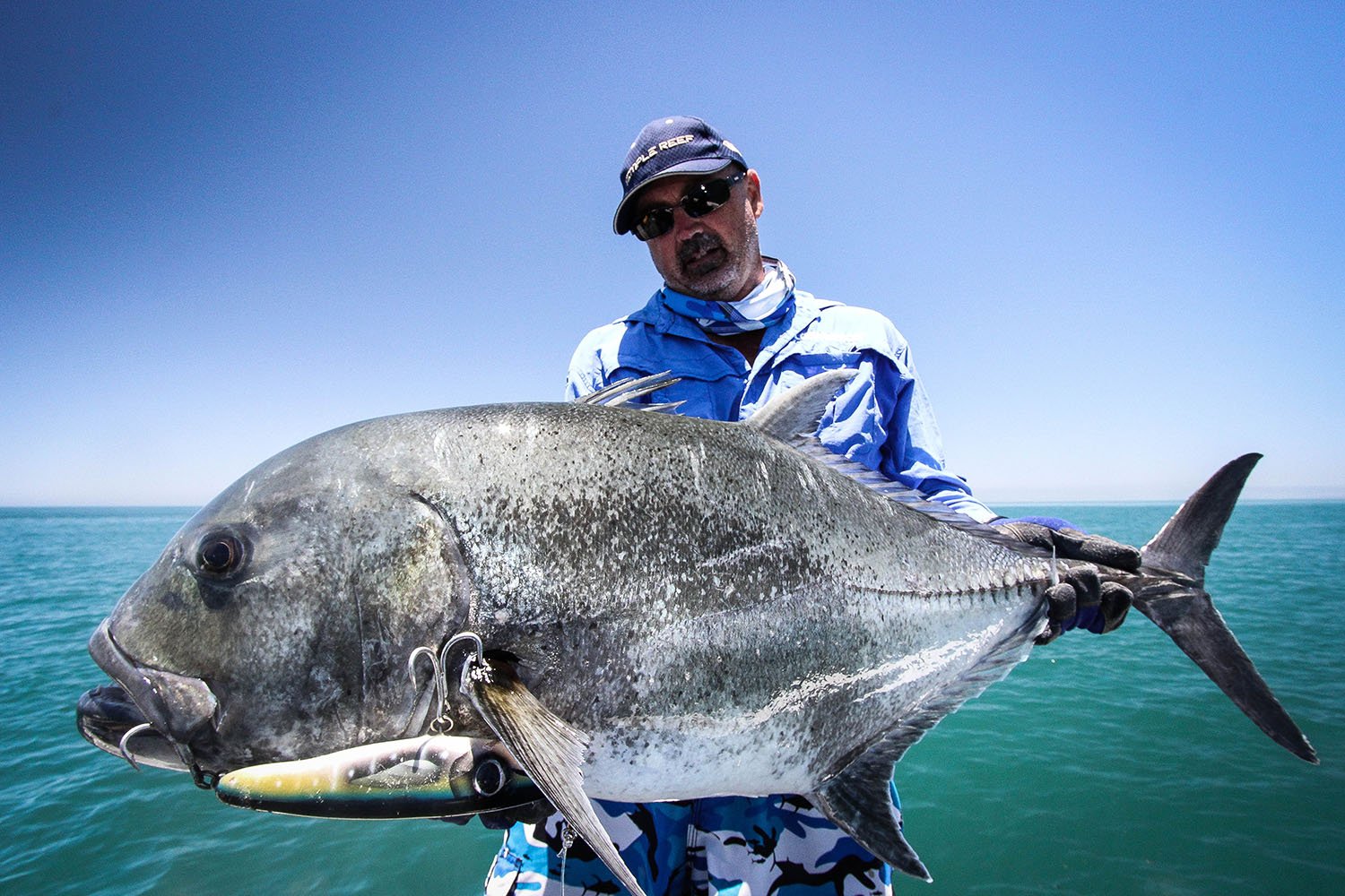 Fishing for giant trevally (GTs) in Western Australia