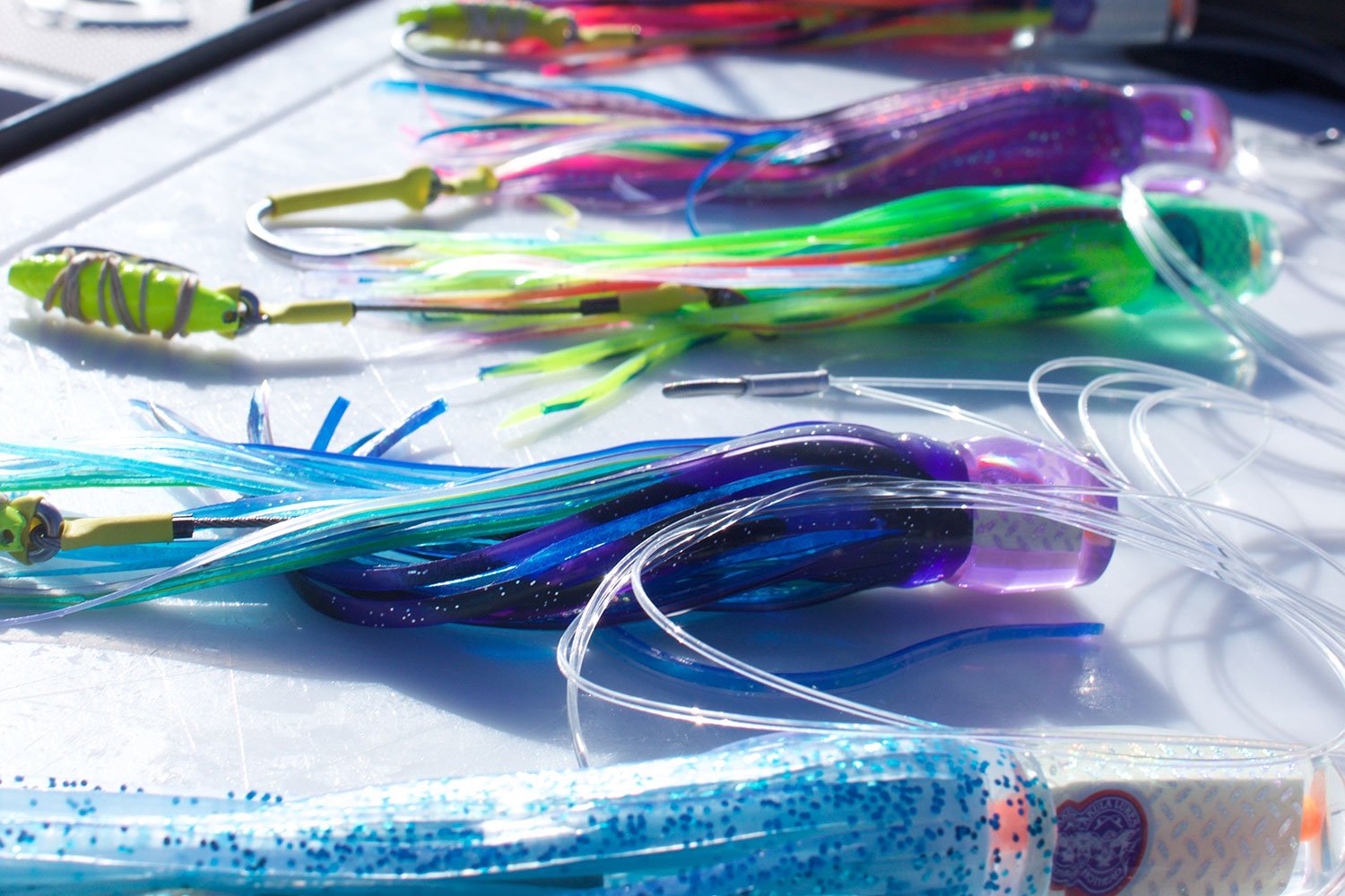 Trailer boat marlin fishing