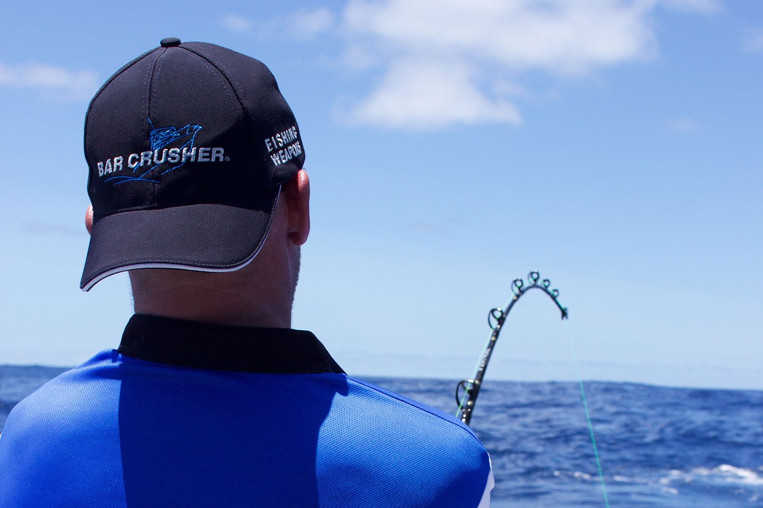 Trailer boat marlin fishing