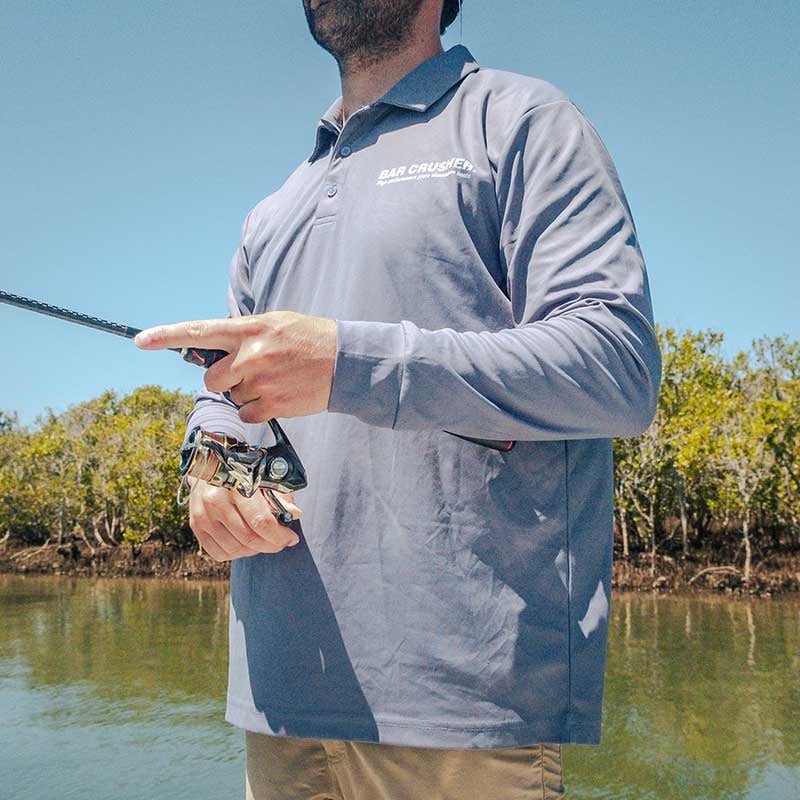 bar-crusher-fishing-shirt-grey-collar-front