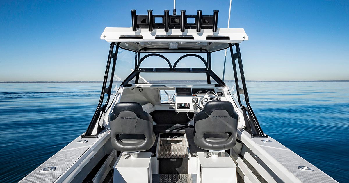 boat with a folding roof